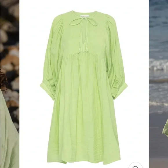 Daughters of India | Dresses | Light Green Gauze Daughters Of India Dress |  Poshmark